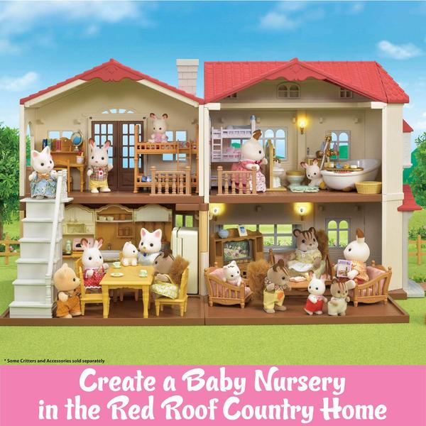 Imagem de Conjunto de móveis Dollhouse Calico Critters Triple Baby Beliches