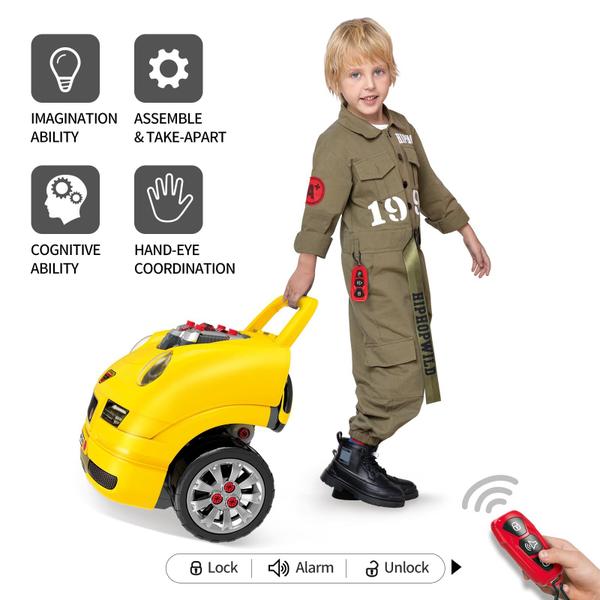 Imagem de Conjunto de oficina mecânica Deejoy Large Truck Builder Kit 3-5 anos