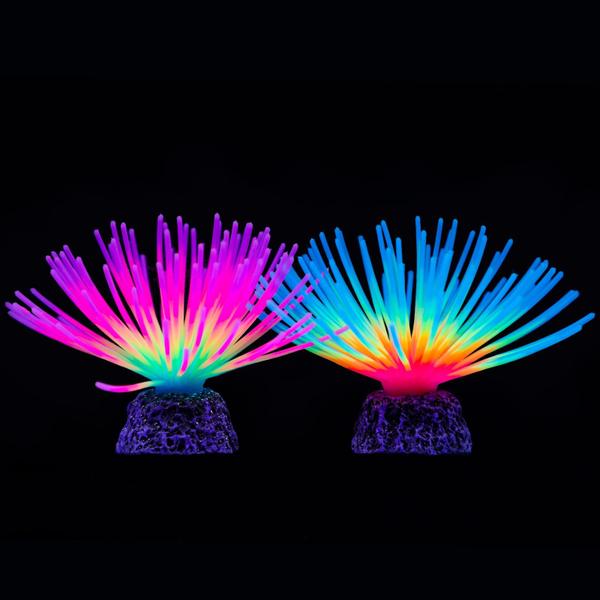 Imagem de Conjunto de ornamentos de aquário Uniclife Imitative Sea Urchin w/ Glow