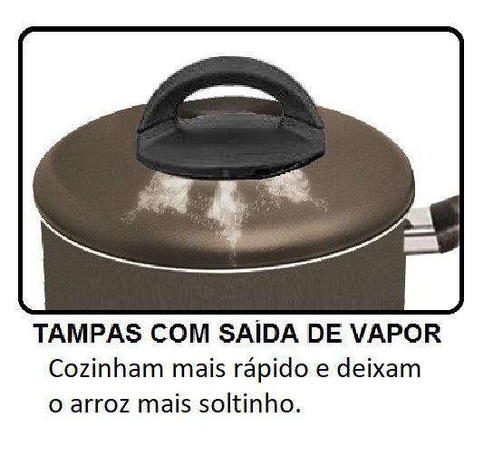 Imagem de Conjunto de Panela Marpal com Teflon 08 Peças