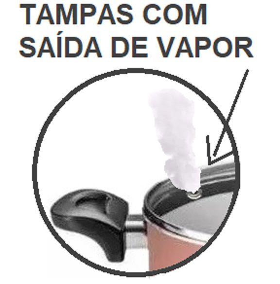 Imagem de Conjunto de panelas 06 peças com teflon