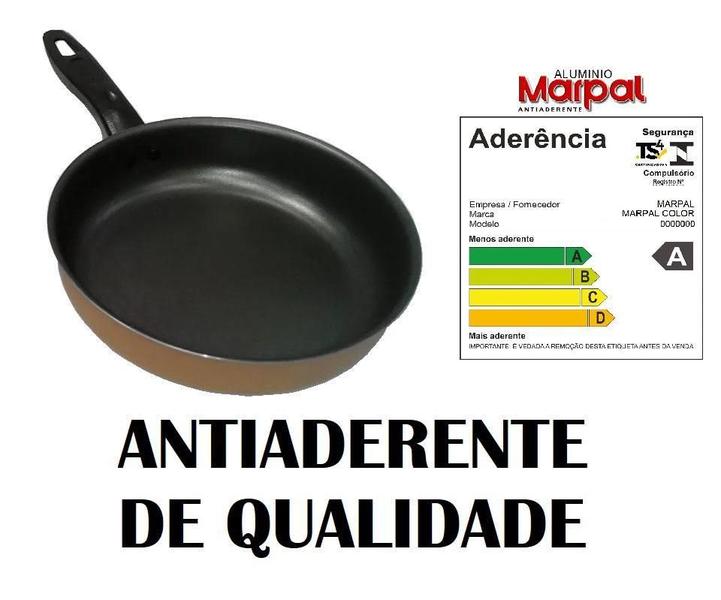 Imagem de Conjunto De Panelas Chocolate 06 Peças Com Teflon