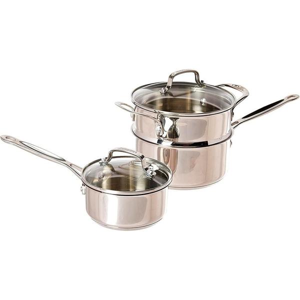 Imagem de Conjunto De Panelas Cuisinart Aço Inox Chef's Classic 14 Pçs