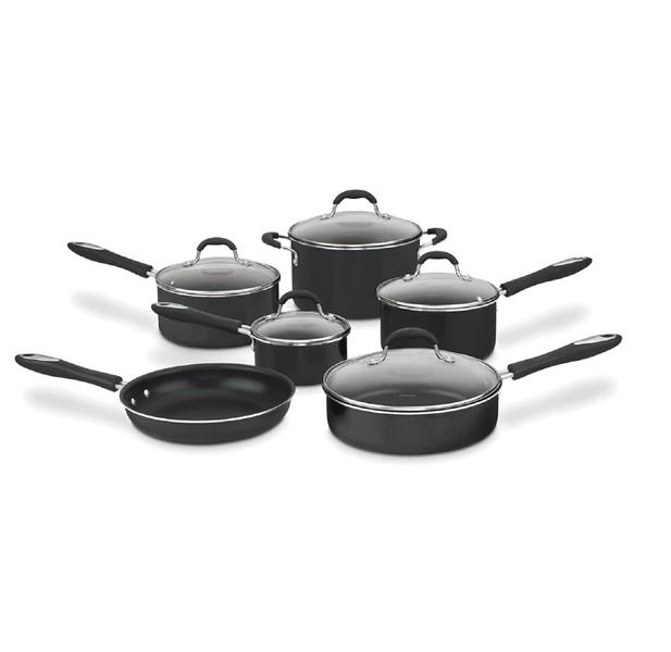 Imagem de Conjunto De Panelas Cuisinart Advantage Preto 11 Peças 55-11Bk