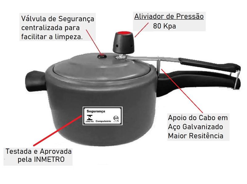 Imagem de Conjunto de panelas elegan marpal antiaderente com pp 3 ltr