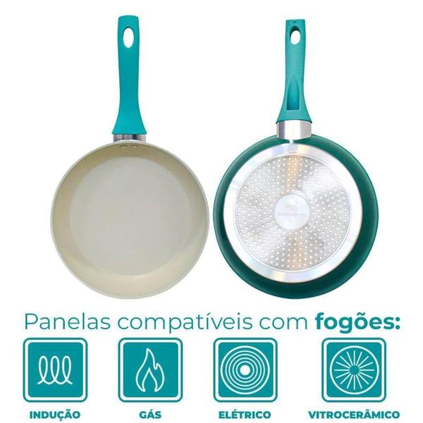 Imagem de Conjunto de panelas Miami 5 pçs com fundo de indução  - CASA AMBIENTE