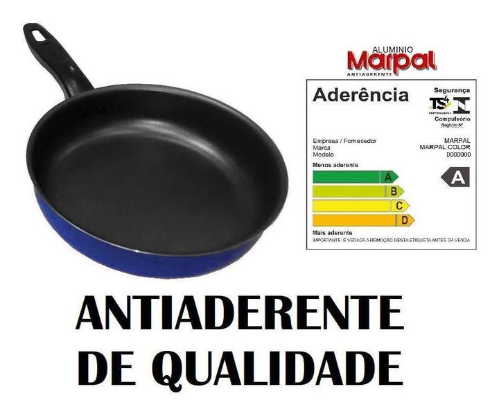 Imagem de Conjunto De Panelas Teflon 08 Peças Elegan Azul