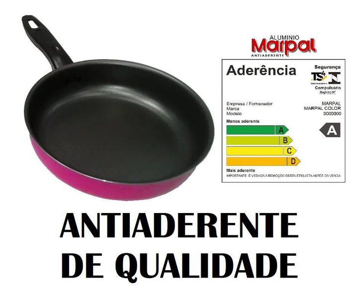 Imagem de Conjunto de panelas teflon purpura 13 peças antiaderente