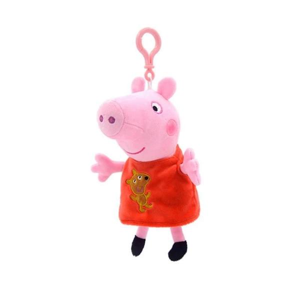 Imagem de Conjunto de Pelúcia Peppa Pig com 4 Peças - Família Completa para Decoração de Festa