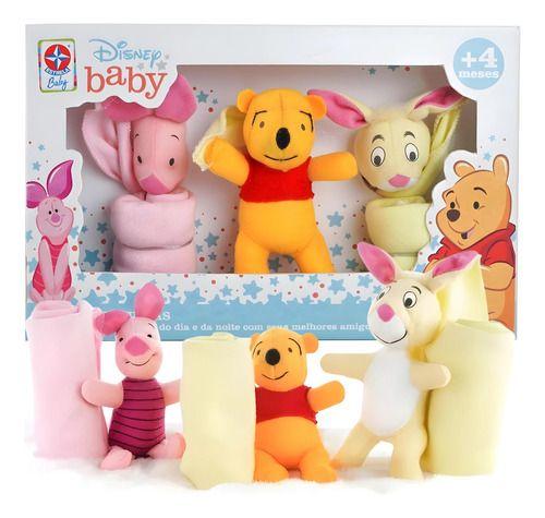 Imagem de Conjunto De Pelúcias Minhas Naninhas Baby Ursinho Pooh