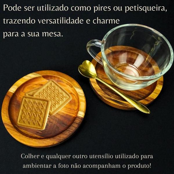 Imagem de Conjunto de Pires Redondo e xícara de café 230ml