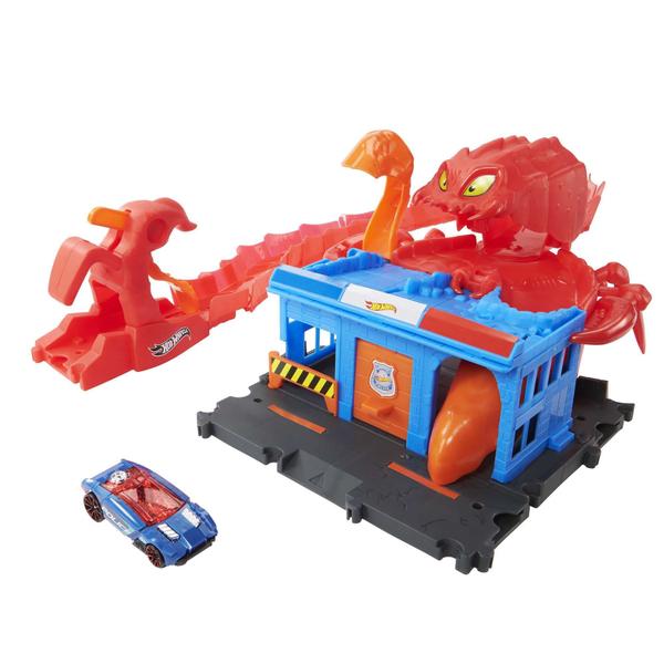 Imagem de Conjunto de Pista com Carrinho - Hot Wheels City - Ataque do Escorpião Flex - Mattel