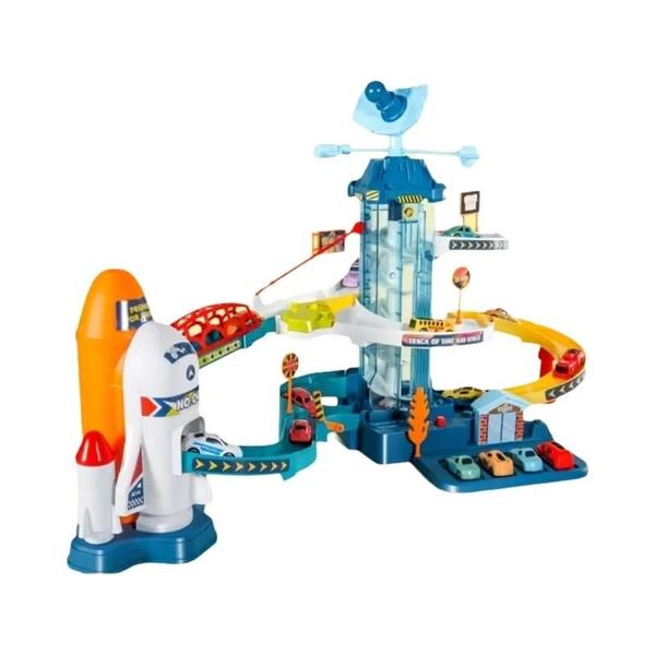 Imagem de Conjunto de Pista de Carro Espacial Infantil - Brinquedo Educativo para Crianças