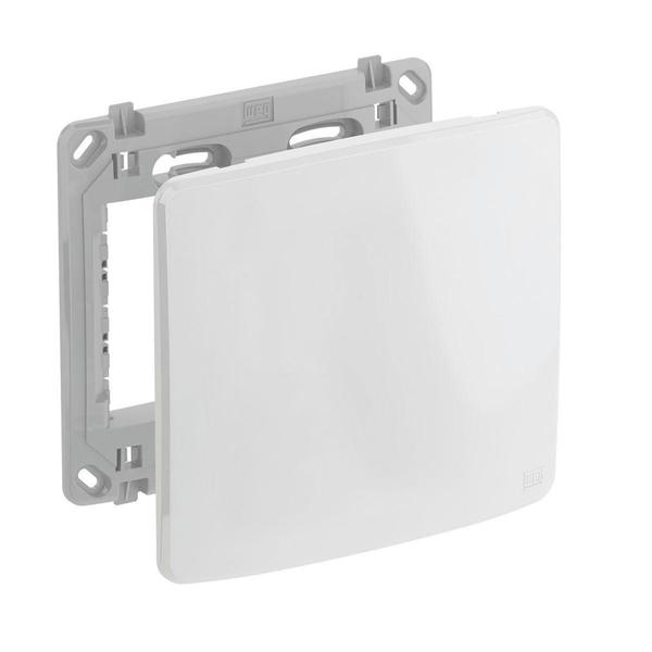 Imagem de Conjunto de Placa+Suporte 4x4 -CEGA - Composé Branco - WEG