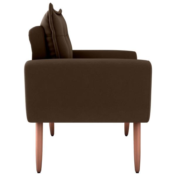 Imagem de Conjunto de Poltronas Decorativas Lily Suede Marrom