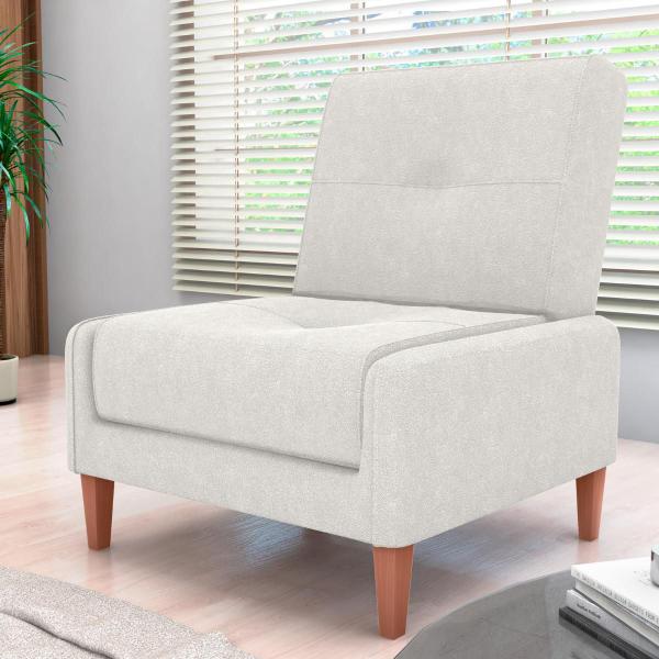 Imagem de Conjunto de Poltronas Decorativas Sitka Boucle Bege