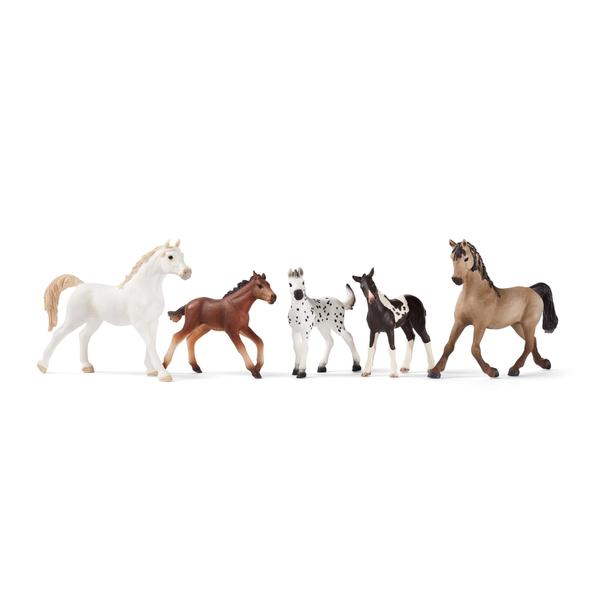 Imagem de Conjunto de presente de 5 peças Toy Horse Figurines Schleich Horse Club