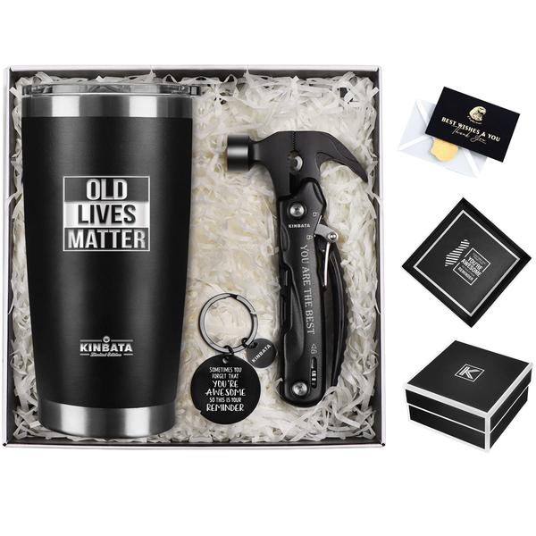 Imagem de Conjunto de presentes KINBATA Tumbler Hammer Multitool para homens