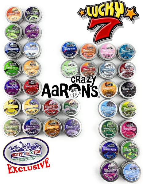 Imagem de Conjunto de presentes Putty Crazy Aaron's Mini Tins Lucky 7 Surprise 7x14