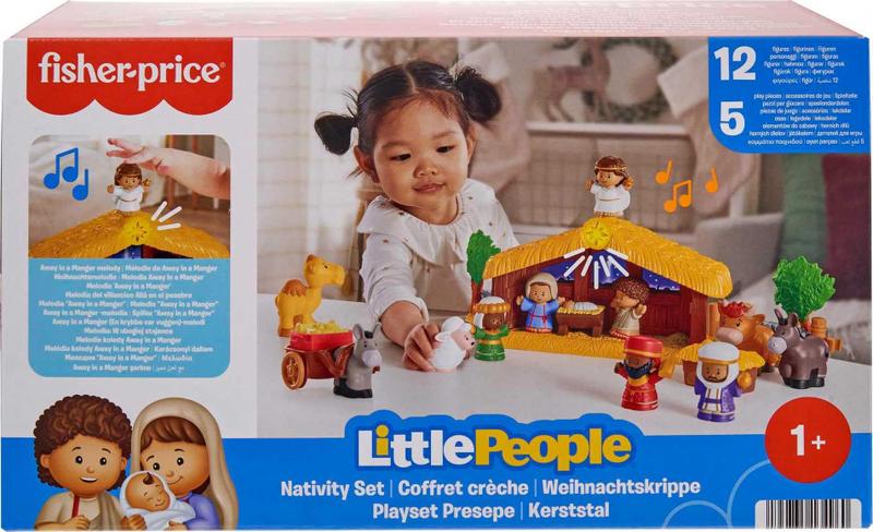 Conjunto de presépio Fisher-Price Little People com 12 figuras Imagem de Conjunto de presépio Fisher-Price Little People com 12 figuras