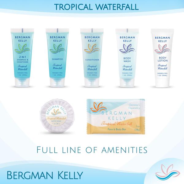 Imagem de Conjunto de produtos de higiene pessoal BERGMAN KELLY Hotel Tropical Waterfall 40 unidades