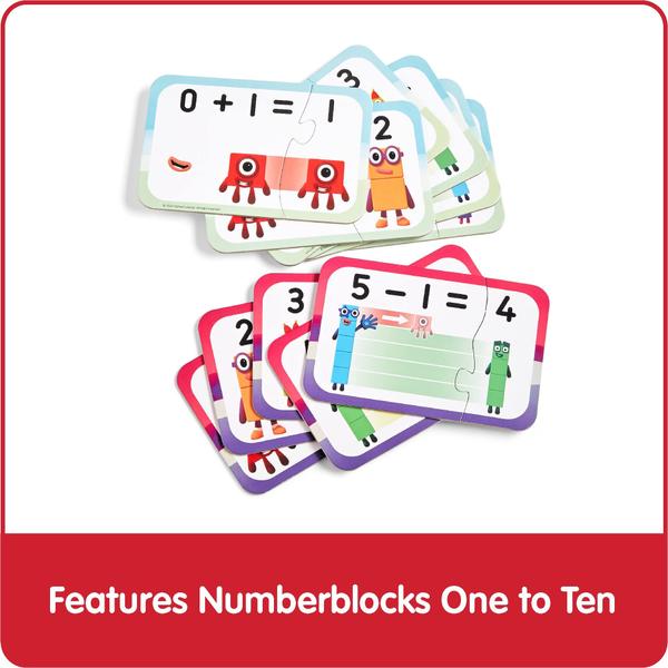 Conjunto de quebra-cabeças hand2mind Numberblocks: adição e subtração Imagem de Conjunto de quebra-cabeças hand2mind Numberblocks: adição e subtração