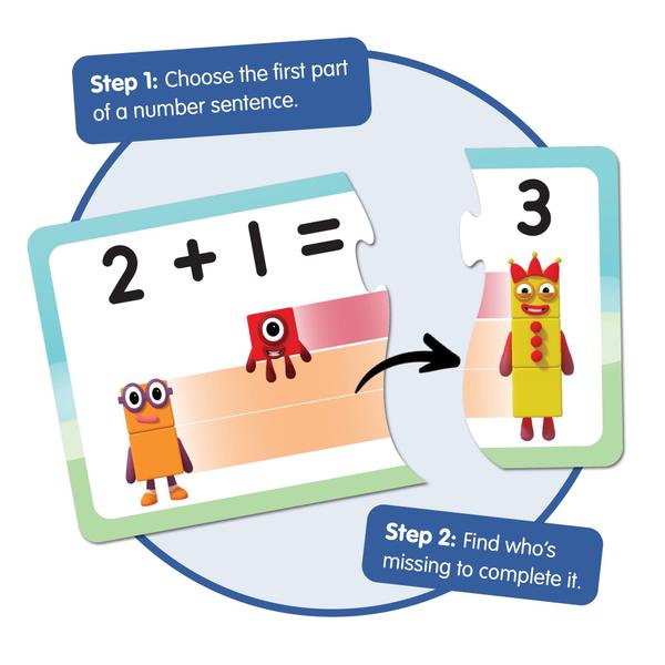 Conjunto de quebra-cabeças hand2mind Numberblocks: adição e subtração Imagem de Conjunto de quebra-cabeças hand2mind Numberblocks: adição e subtração