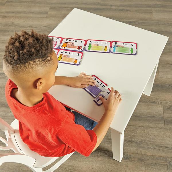 Conjunto de quebra-cabeças hand2mind Numberblocks: adição e subtração Imagem de Conjunto de quebra-cabeças hand2mind Numberblocks: adição e subtração