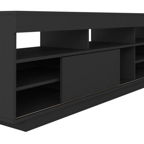 Imagem de Conjunto de Rack Treviso com Painel para TV 55 Polegadas Slim Preto