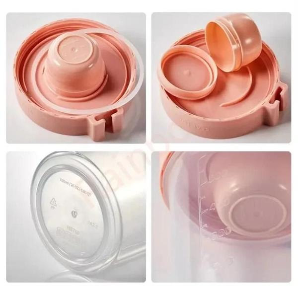 Conjunto de Recipientes para Salada de Iogurte e Aveia - Com Tampa e Garfo Imagem de Conjunto de Recipientes para Salada de Iogurte e Aveia - Com Tampa e Garfo