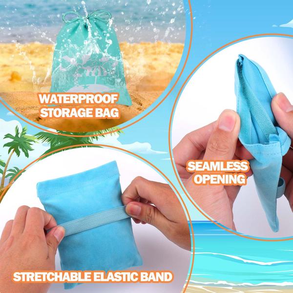 Conjunto de removedor de areia Mity rain para praia com bolsa impermeável Imagem de Conjunto de removedor de areia Mity rain para praia com bolsa impermeável