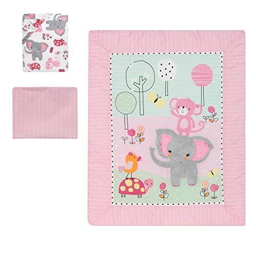 Imagem de Conjunto de roupa de cama Bedtime Originals Twinkle Toes Jungle Elephant