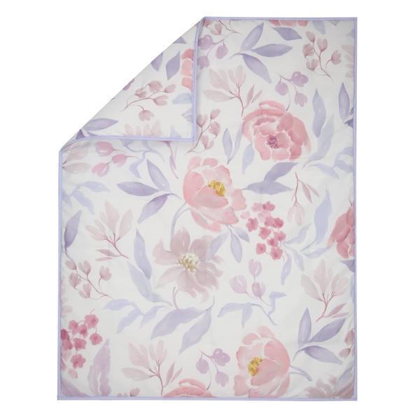 Imagem de Conjunto de roupa de cama de berço Bedtime Originals Lavender Floral de 3 peças