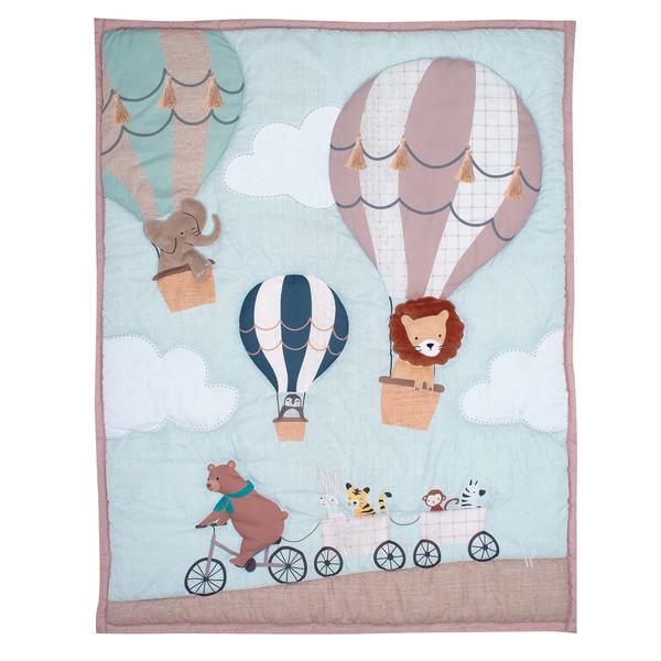 Imagem de Conjunto de roupa de cama de berço Bedtime Originals Up & Away Animals