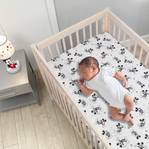 Imagem de Conjunto de roupa de cama de berço Lambs & Ivy Disney Baby Magical Mickey Mouse