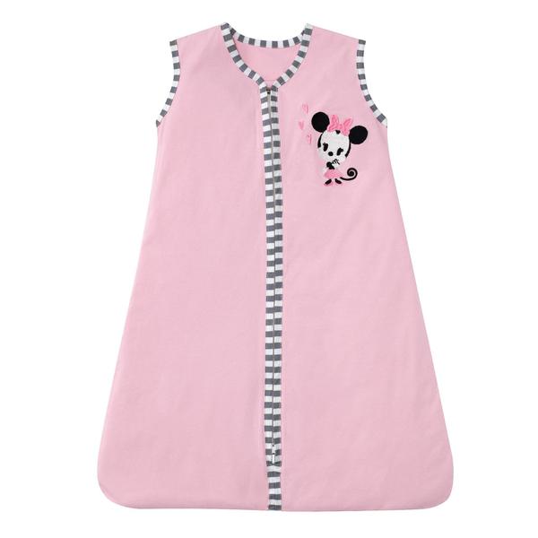 Imagem de Conjunto de roupa de cama de berço Lambs & Ivy Disney Baby Minnie Mouse rosa