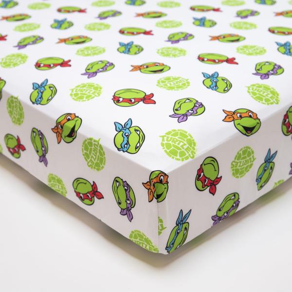 Imagem de Conjunto de roupa de cama infantil Teenage Mutant Ninja Turtles 4 peças