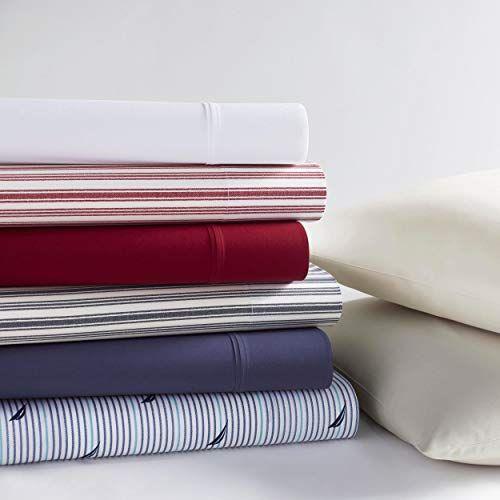 Imagem de Conjunto de roupa de cama Nautica Full Sheets Cotton Percale Coleridge