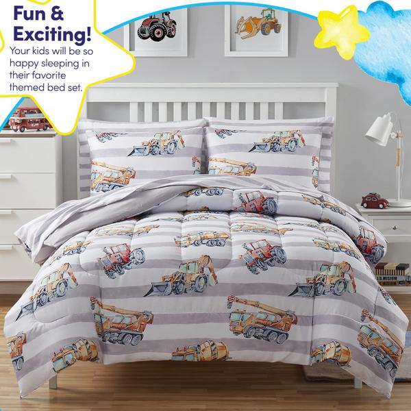 Imagem de Conjunto de roupa de cama Sweet Home Collection Kids completo com edredom