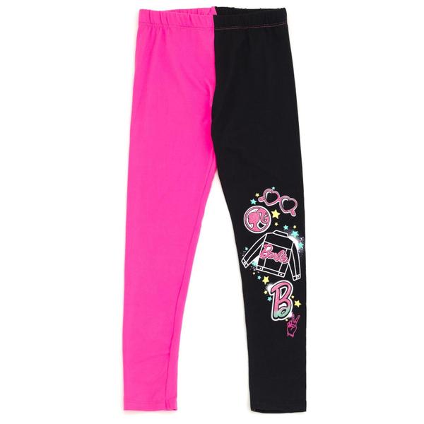 Imagem de Conjunto de roupas: camiseta e leggings Barbie Little Girls de 7 a 8 anos