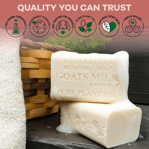 Imagem de Conjunto de sabonetes Australian Botanical Goat Milk 200mL 8 barras