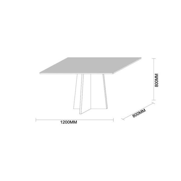 Imagem de Conjunto De Sala Para Jantar Com 4 Cadeiras 1,20m - New Ceval