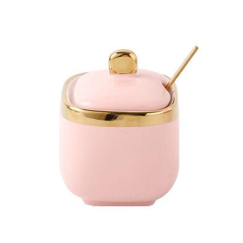 Imagem de Conjunto de saleiros Sugar Bowl Nordic Light Pink Ceramic