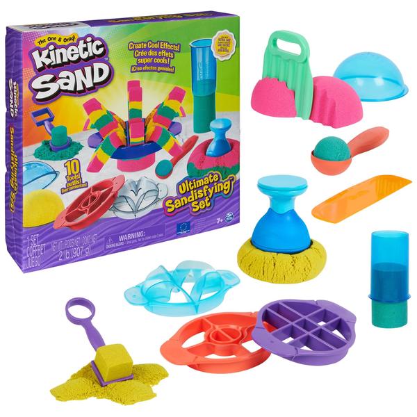 Imagem de Conjunto de saneamento Sensory Toy Kinetic Sand Ultimate com 1 kg