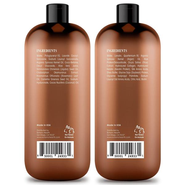 Imagem de Conjunto de shampoo e condicionador Botanic Hearth Argan Oil