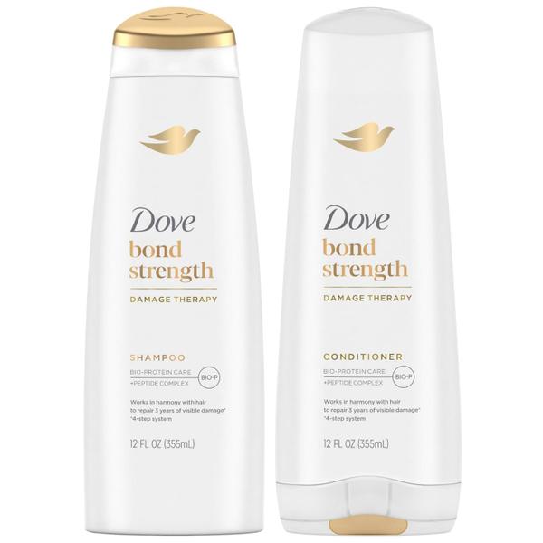 Imagem de Conjunto de shampoo e condicionador Dove Bond Strength 360ml