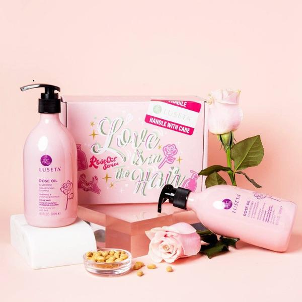 Imagem de Conjunto de shampoo e condicionador Luseta Rose Oil Volumizing