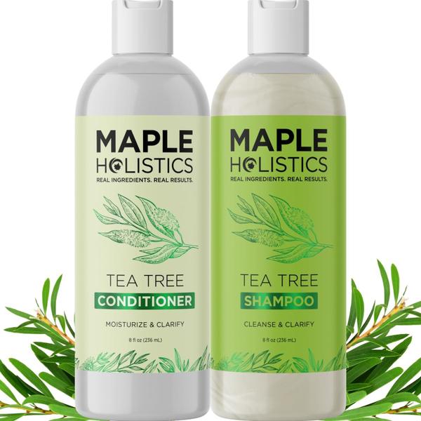 Imagem de Conjunto de shampoo e condicionador Maple Holistics Tea Tree Oil