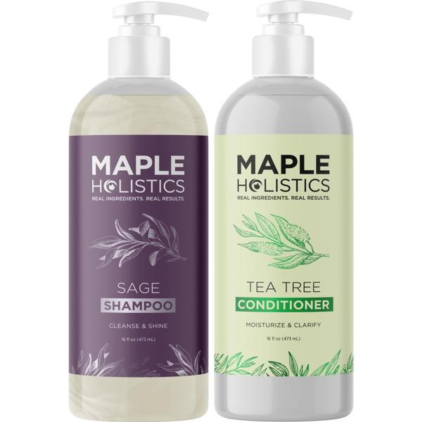 Imagem de Conjunto de shampoo e condicionador Maple Holistics Tea Tree