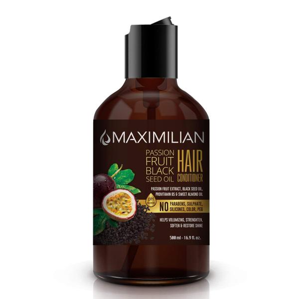 Imagem de Conjunto de shampoo e condicionador Maximilian Passion Fruit Oil 500mL